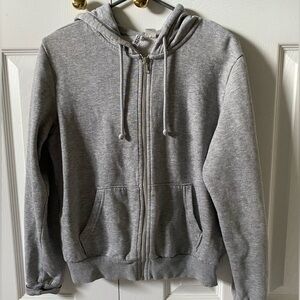 H&M grey zip up
